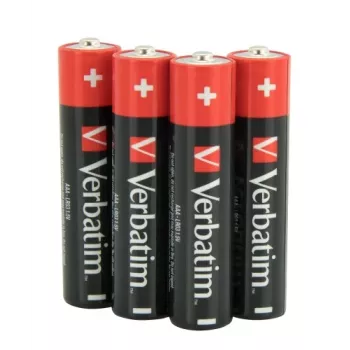 Verbatim 49500 Batterie alcaline AAA LR03 (4 pz./confezione)