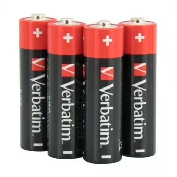 Verbatim 49501 batterie alcaline AA LR6 (4 pezzi/confezione)