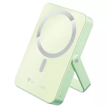 Verbatim Charge 'n' Go Power Bank wireless magnetico con supporto 10000mAh USB-C PD 3.0 verde