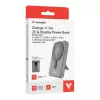 Verbatim Charge'n'Go powerbank 2C e display 10000 mAh grigio