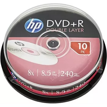 Verbatim DVD+R DL HP 8.5GB 8x Double Layer disco scrivibile confezione da 10 Cake Box