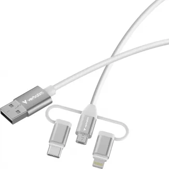 Cavo Verbatim Essentials 3in1 USB 2.0 USB-A / USB-B / USB-C