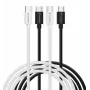 Verbatim Essentials cavo USB 2.0 USB-C a USB-C confezione da 2, 1 m, nero