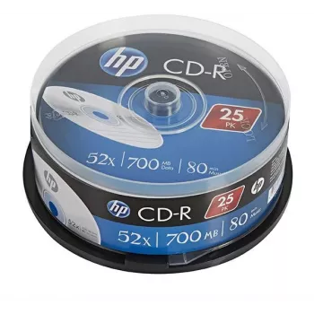Verbatim HP CD-R pila da 25 - 700 MB, 52x, AZO Dye