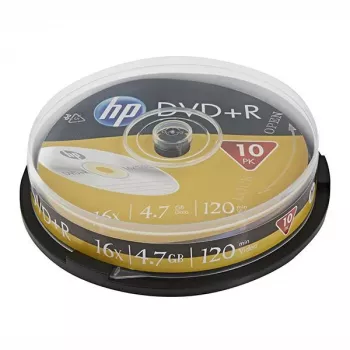 Verbatim HP DVD+R 4,7 GB 16x confezione da 10 - supporti scrivibili una volta per backup dati e video