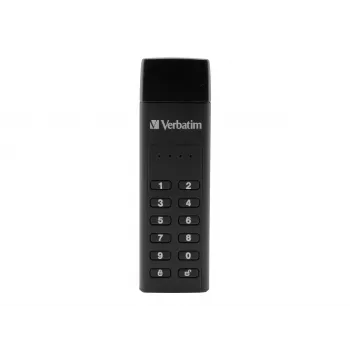 Verbatim Keypad Secure 32GB chiavetta USB 3.2 Gen 1 con crittografia hardware AES a 256 bit - nero
