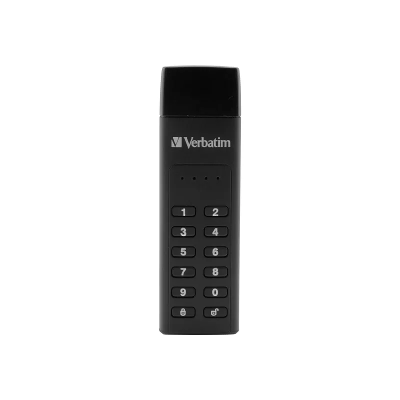 Verbatim Keypad Secure 32GB chiavetta USB 3.2 Gen 1 con crittografia hardware AES a 256 bit - nero