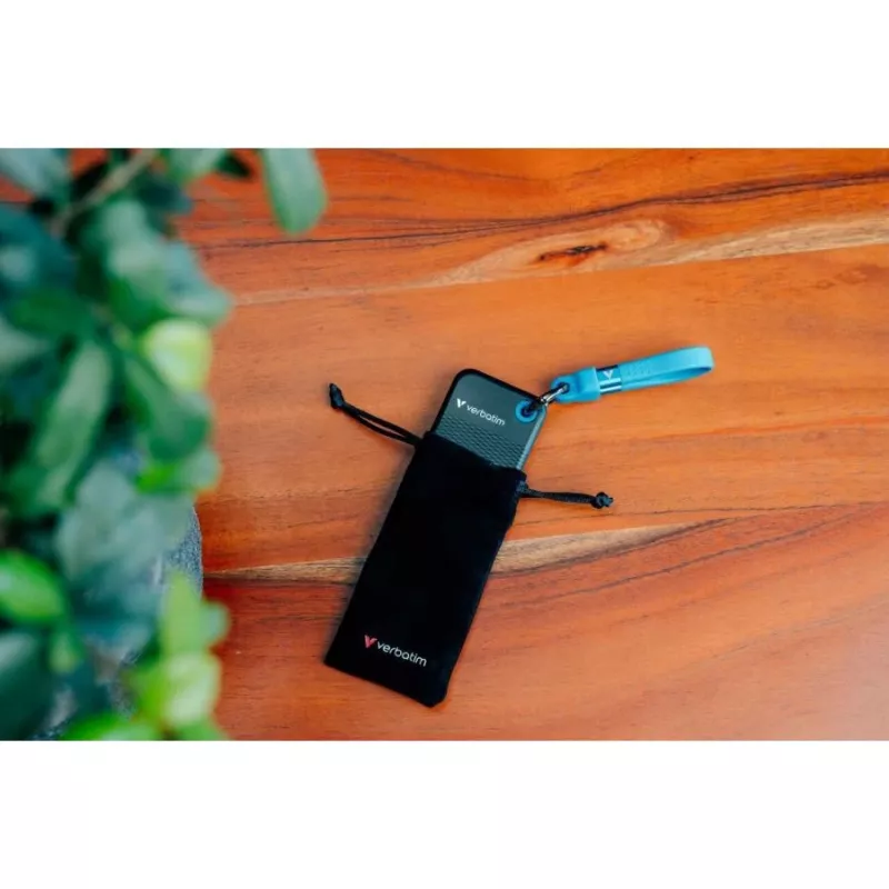 Verbatim Pocket SSD 256GB USB 3.2 Gen 2 Type-C unità a stato solido esterna, nero/blu 32416