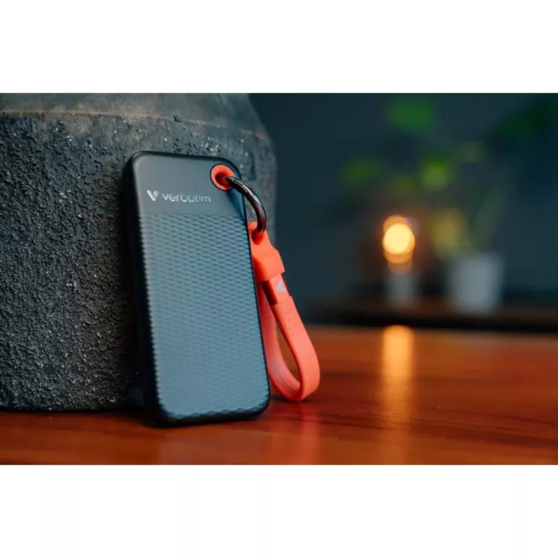 Verbatim Pocket SSD 256GB USB 3.2 Gen 2 Type-C unità a stato solido esterna nero/rosso (32417)