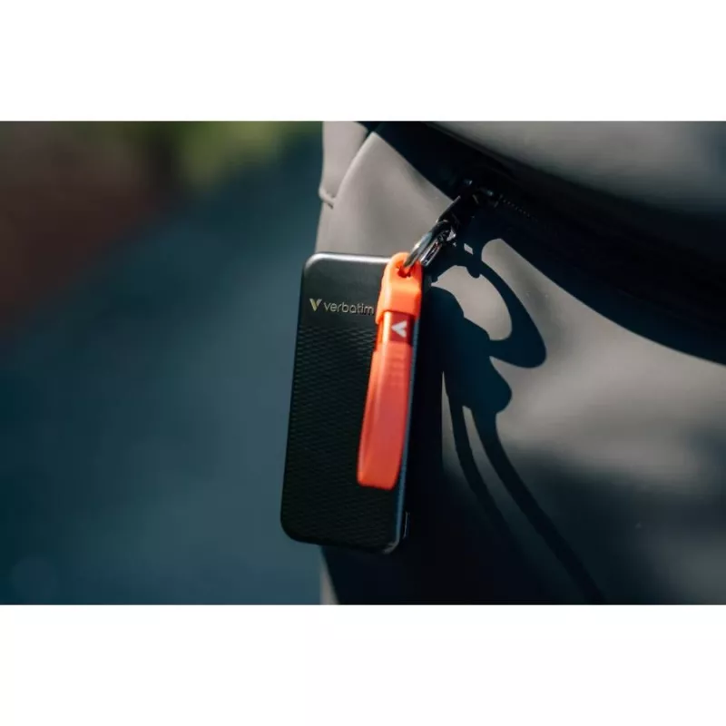 Verbatim Pocket SSD 256GB USB 3.2 Gen 2 Type-C unità a stato solido esterna nero/rosso (32417)