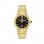 VERSACE V-Chrono orologio da uomo VE7G00323 38mm quadrante nero cinturino in pelle