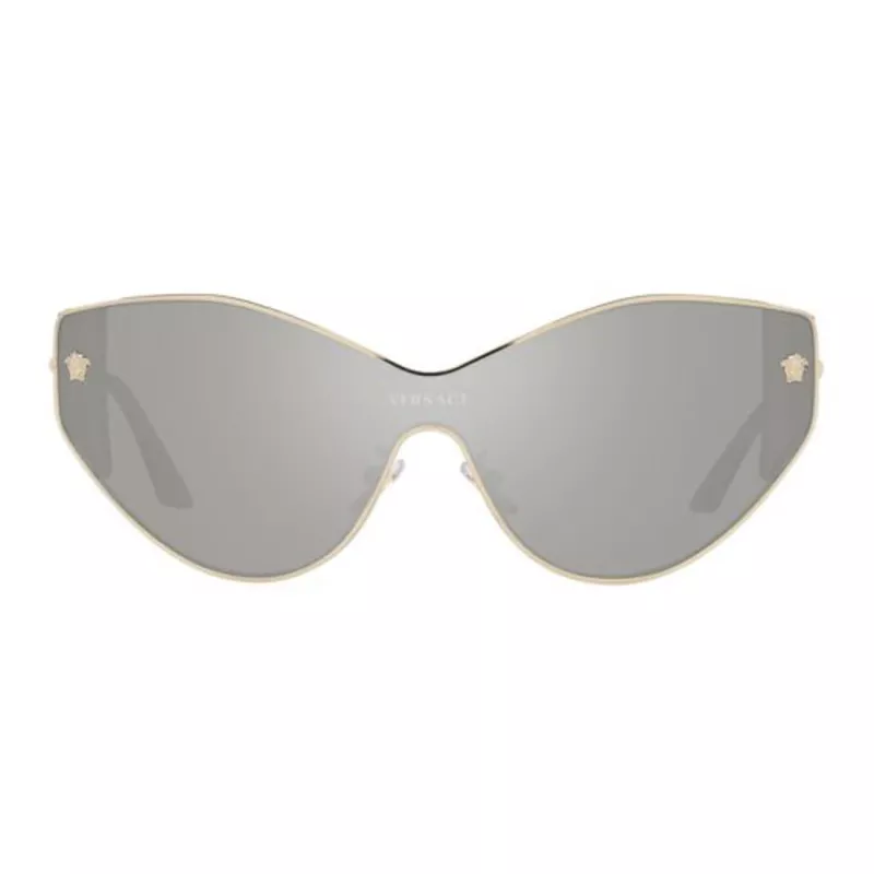 VERSACE VE2239-12526G Occhiali da sole donna montatura oro lenti grigio specchio 147mm