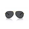 VERSACE VE2260-100287 Occhiali da sole unisex Montatura oro Lenti grigie 60/16/140 mm