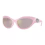 VERSACE VE4485-5521Z occhiali da sole donna a gatto Havana marrone sfumato 59mm