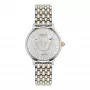 VERSACE VE6F00423 orologio al quarzo svizzero unisex 38mm quadrante nero cinturino in pelle
