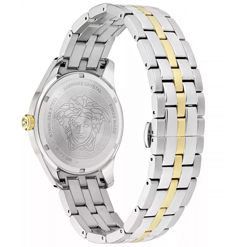 Versace VE7C00623 orologio uomo 41mm acciaio inox quadrante blu cronografo