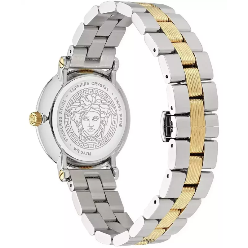 Versace Orologio da donna VE7F00423 al quarzo 35mm pelle bianca