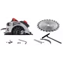 VERTEX sega circolare 185mm 1400W con guida laser