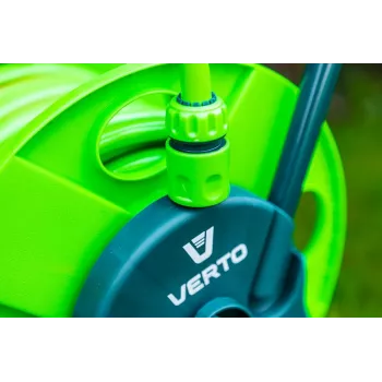 Verto 15G731-30 set raccordi rapidi per tubo da giardino, 1/2 pollice, plastica, 30 pezzi, verde/nero
