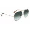 Occhiali da sole da donna Victoria Beckham VB215S-700 - montatura dorata, lenti marroni sfumate, 59 mm
