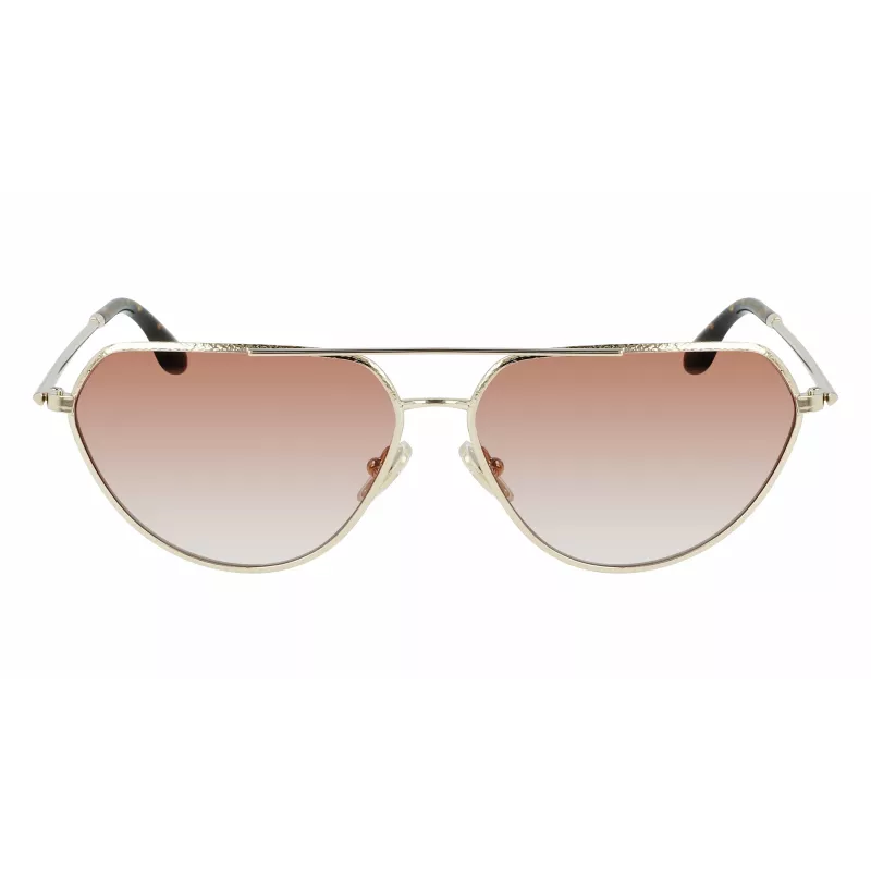 Victoria Beckham VB221S-725 Donna Occhiali da sole Havana Acetato Marrone Sfumato 60mm