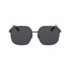 Victoria Beckham VB232S-001 Occhiali da sole donna - montatura nera, lenti sfumate grigie, 58 mm