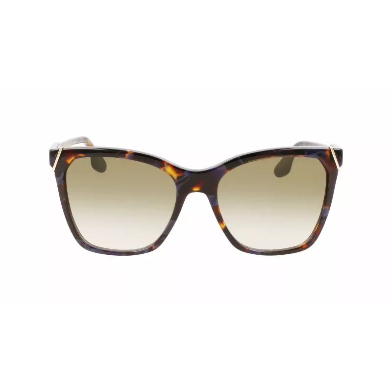 Victoria Beckham VB640S-418 Occhiali da sole Butterfly Blu Sfumato