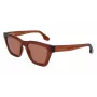 Victoria Beckham VB656S-203 Donna Occhiali da sole - Montatura in acetato Havana marrone con lenti marroni sfumate - 52 mm