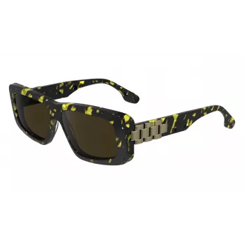 Victoria Beckham VB669S5513012 Occhiali da sole donna squadrati in acetato - nero/grigio - 55/13/145 mm