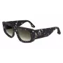 Victoria Beckham VB670S-010 Occhiali da sole da donna oversize squadrati Acetato nero Lente grigia 54mm