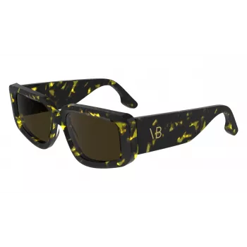 Victoria Beckham VB670S5417012 Occhiali da sole donna - Montatura in acetato nera, lenti grigie, 54/17/145 mm