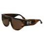 Victoria Beckham VB676S Occhiali da sole donna - montatura in acetato Havana marrone con lenti marrone sfumate - 55/14/145 mm