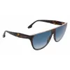 Victoria Beckham VB682S6113234 Occhiali da sole da donna oversize squadrati Havana Marrone sfumato