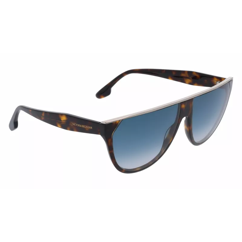 Victoria Beckham VB682S6113234 Occhiali da sole da donna oversize squadrati Havana Marrone sfumato
