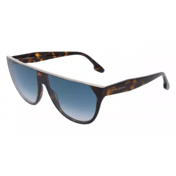 Victoria Beckham VB682S6113234 Occhiali da sole da donna oversize squadrati Havana Marrone sfumato