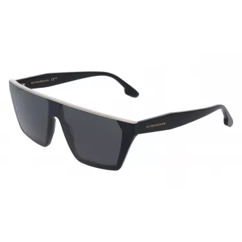 Victoria Beckham VB683S5812001 Occhiali da sole donna - Montatura nera in acetato, lenti grigie, 58 mm