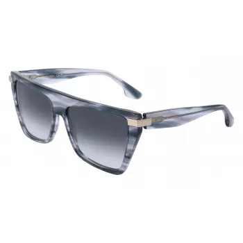 Victoria Beckham VB684S 5715035 Occhiali da sole donna squadrati Havana marrone sfumato 57 mm