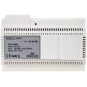 VIDOS 2IP P112-32 alimentatore 24V 2A guida DIN