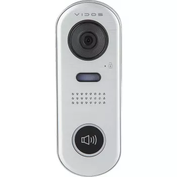 VIDOS DUO S1001 Postazione esterna - Full HD 1080p, 2 fili, IP65, Argento/Grigio