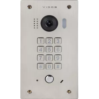 VIDOS DUO S1411D Postazione esterna - Full HD 1080p, 2 fili, IP65, argento