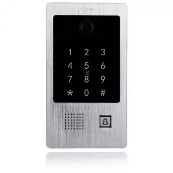VIDOS S20DA postazione esterna per porta - CMOS 1/3 di pollice, 600 TVL, visione notturna IR, 4 fili, IP54, argento