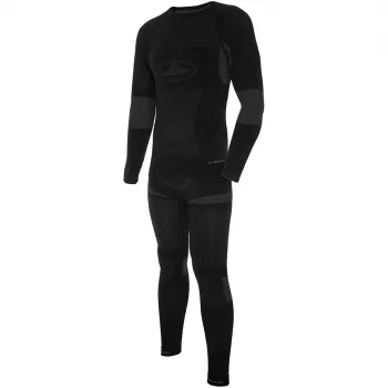 Viking Dante Set Intimo Termoattivo Uomo Nero-Grigio 2XL