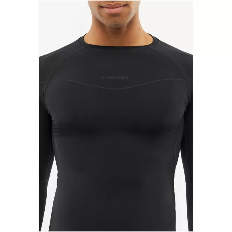 VIKING Gary set uomo intimo termico in bambù, taglia M, nero