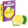 Vileda Punch pulitore flessibile per spugne, limone, 1 pezzo