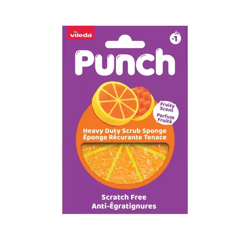 Vileda Punch Strong Orange spugna abrasiva, 1 pezzo