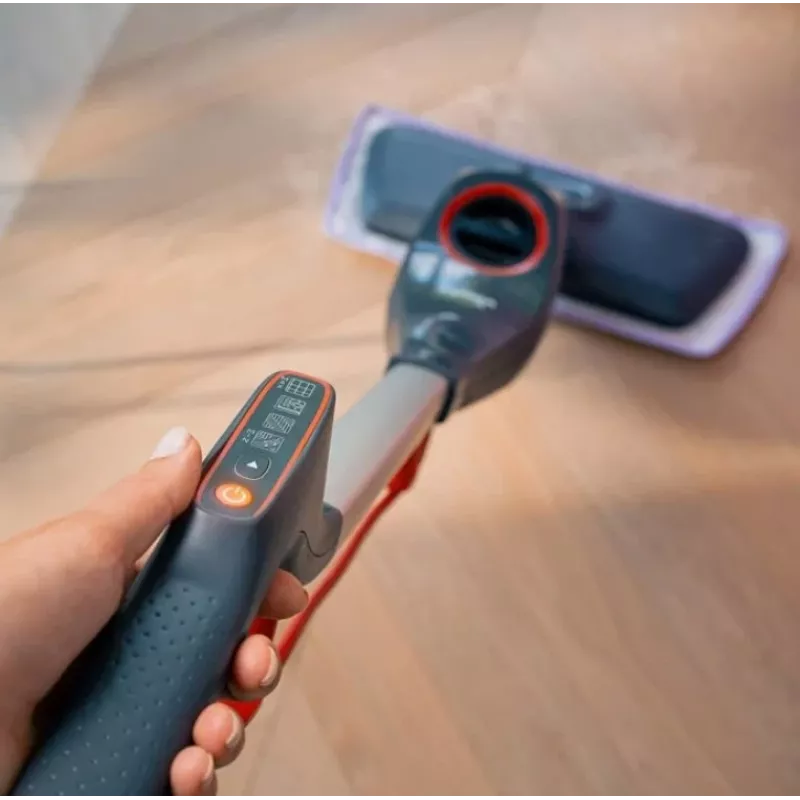 Vileda Steam Plus XXL Pro lavapavimenti a vapore con 2 panni in microfibra aggiuntivi