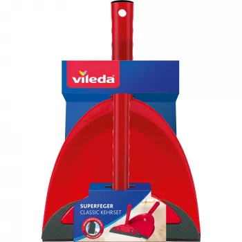 VILEDA Superfeger Classic sistema di scopa + Superfeger Classic set di pulizia con box