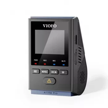 VIOFO A119M Pro dashcam 2K QHD con Sony STARVIS 2 IMX675, GPS e Wi-Fi integrati, supercondensatore, campo visivo 140°, display 1,5