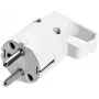 VIPLAST 325-01 spina Schuko universale con anello di presa, 16A 250V, IP20, bianco