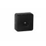 VIPLAST VP-31 scatola vuota da parete, 12 fori passacavo, IP55, nera, 85x85x37 mm